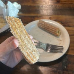 Tia’s Tex Mex - Churro with caramel inside