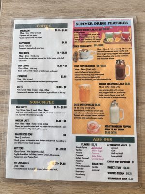 Menu photo 1 Justin Coffee Justin, TX