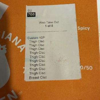 Popeyes Louisiana Kitchen - 1/24/2026: In deference to this list; inside the box were 4 thighs, 3 drumsticks and a mystery piece. Seriously? - Fast Food Near Me - Palmdale, California Popeyes Louisiana Kitchen - 1/24/2026: In deference to this list; inside the box were 4 thighs, 3 drumsticks and a mystery piece. Seriously? - Fast Food Near Me - Palmdale, California