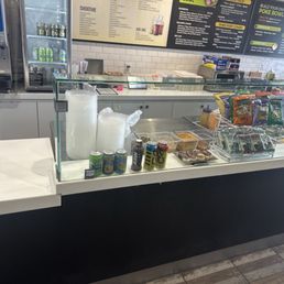 Beautiful establishment aswell. Perfectly clean counters!