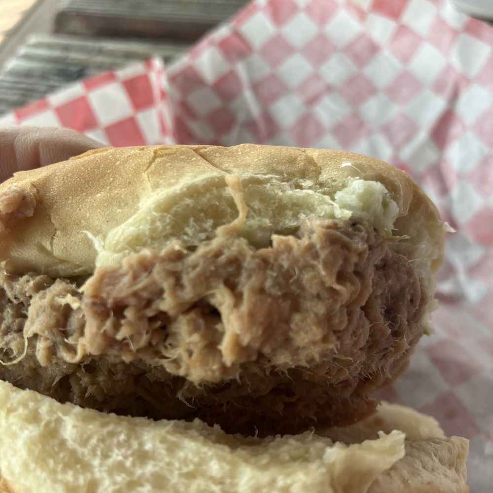 Pauline's Place - They call it pulled pork sandwich which - Barbeque Near Me - Saint Pauls, North Carolina