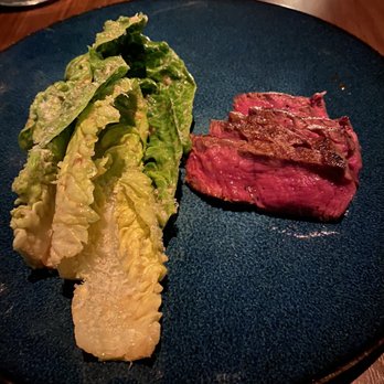 Matu - Center cut filet with side salad - Steakhouses Near Me - Beverly Hills, California Matu - Center cut filet with side salad - Steakhouses Near Me - Beverly Hills, California