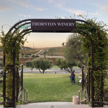 Thornton Winery - View from the upper deck - Wineries Near Me - Temecula, California