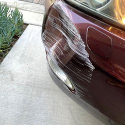 Joe's Auto Body & Paint - Before: Dented, scraped and cracked