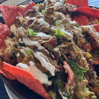Chicago Street Pour House - 4 napkin Pork Nachos - New American Near Me - Elgin, Illinois