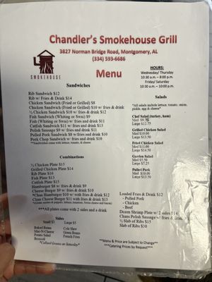 Chandler’s Smokehouse Grill by null