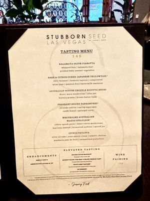 Menu photo 8 Stubborn Seed Las Vegas, NV Menu photo 8 Stubborn Seed Las Vegas, NV