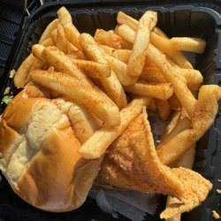 PKG's Mobile Kitchen - Fish Sandwich with fries