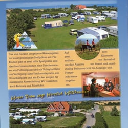 Camping Klausdorfer Strand - Das sind die Plätze wo man Zelten und sich mit dem Campingwagen bequem machen kann