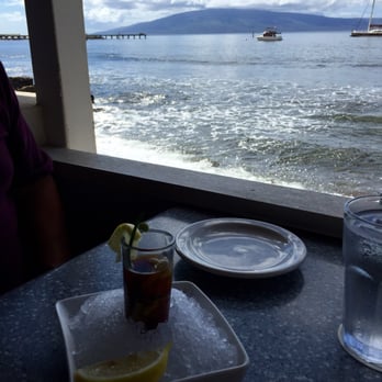 Mala Ocean Tavern - Oyster shooter & table view. - Seafood Near Me - Lahaina, Hawaii Mala Ocean Tavern - Oyster shooter & table view. - Seafood Near Me - Lahaina, Hawaii