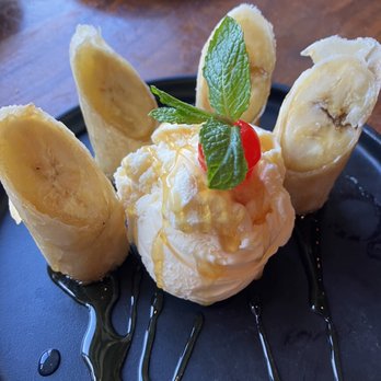 Torsap Thai Kitchen - Banana Spring Rolls. Perfect way to finish the experience! - Thai Near Me - Walnut Creek, California Torsap Thai Kitchen - Banana Spring Rolls. Perfect way to finish the experience! - Thai Near Me - Walnut Creek, California