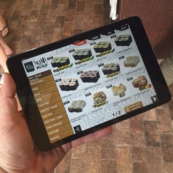 Sushi Metro - Taking away? Order on an iPad mini - Japanese Near Me - Everton Park, QLD