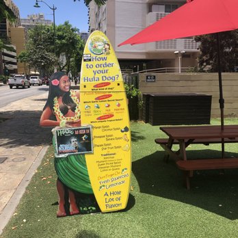 Hula Dog - Outside menu - Hot Dogs Near Me - Honolulu, Hawaii