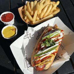 Santa Barbara dog  Fries