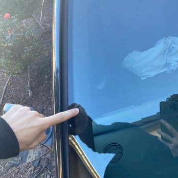 United Auto Glass - Fabric on my A pillars - Windshield Installation & Repair Near Me - Tracy, California