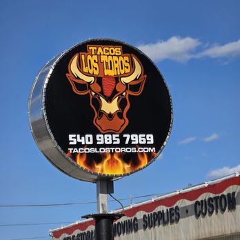 Tacos Los Toros - The restaurant's sign near the road. - Steakhouses Near Me - Roanoke, Virginia Tacos Los Toros - The restaurant's sign near the road. - Steakhouses Near Me - Roanoke, Virginia