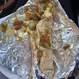 I don't think this qualifies as a burrito. What a mess.
