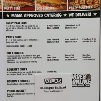 Jimmy John's - page 2 of menu - Sandwiches Near Me - Upland, California