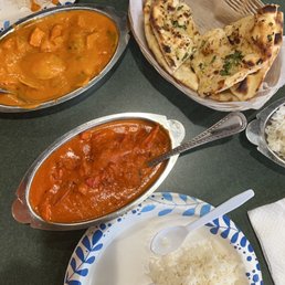 Chicken Tikka Masala (top), Butter Chicken (bottom) Chicken Tikka Masala (top), Butter Chicken (bottom)