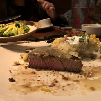 Outback Steakhouse - Supposedly a medium filet mignon - Steakhouses Near Me - Bayside, New York
