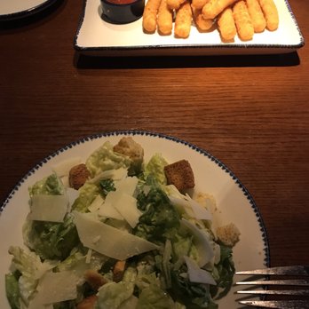 Red Lobster - My Caesar salad (cold, crisp, & fresh) & some tasty mozzarella sticks - Seafood Near Me - Gastonia, North Carolina Red Lobster - My Caesar salad (cold, crisp, & fresh) & some tasty mozzarella sticks - Seafood Near Me - Gastonia, North Carolina