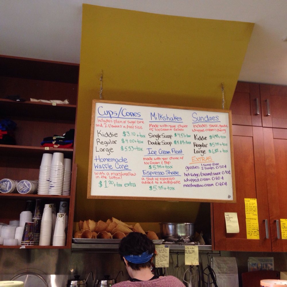 Ed's Real Scoop - menu - Ice Cream & Frozen Yogurt Near Me - Toronto, Ontario