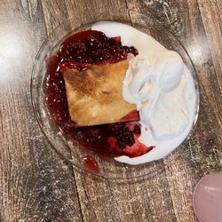 The River Restaurant & Lounge - Blackberry Cobbler