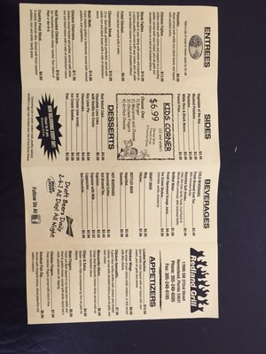 Menu photo 3 Redland Grill Homestead, FL
