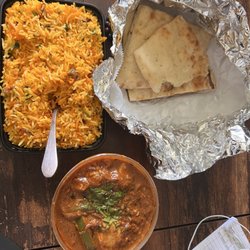 Saffron Restaurant - Chicken Kadai, Saffron Rice, Naan