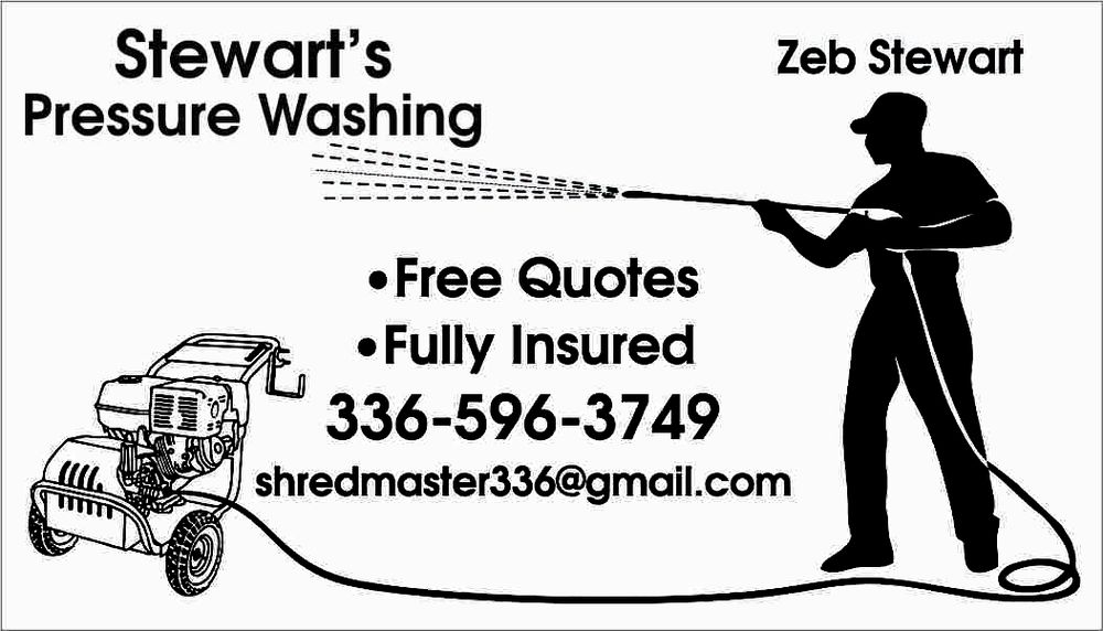 STEWART’S PRESSURE WASHING Updated May 2024 Thomasville, North
