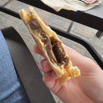Taco Bell - Steak Quesadilla with so much steak! - Fast Food Near Me - Reno, Nevada Taco Bell - Steak Quesadilla with so much steak! - Fast Food Near Me - Reno, Nevada