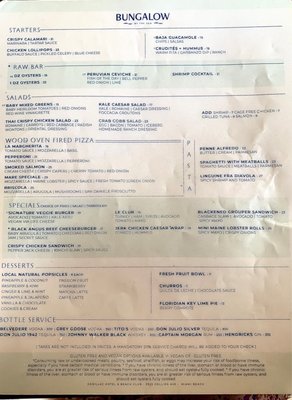 Menu photo 7 Bungalow By The Sea Miami Beach, FL