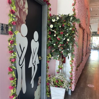 Olenka Peruvian Bistro - I laughed at the bathroom door, hehe :) - Bakeries Near Me - Weston, Florida