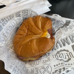 Common Ground Cafe - Ham egg and cheese