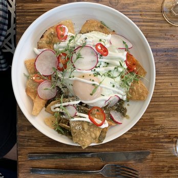 Benchmark - Chilaquiles - New American Near Me - Santa Ana, California