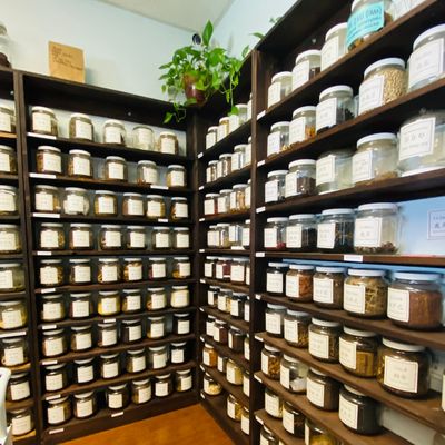 Photo of Pacific College of Health and Science - San Diego - San Diego, CA, US. Chinese herb dispensary. Patients can receive a prescription for Chinese herbal formulas at their acupuncture appointment.