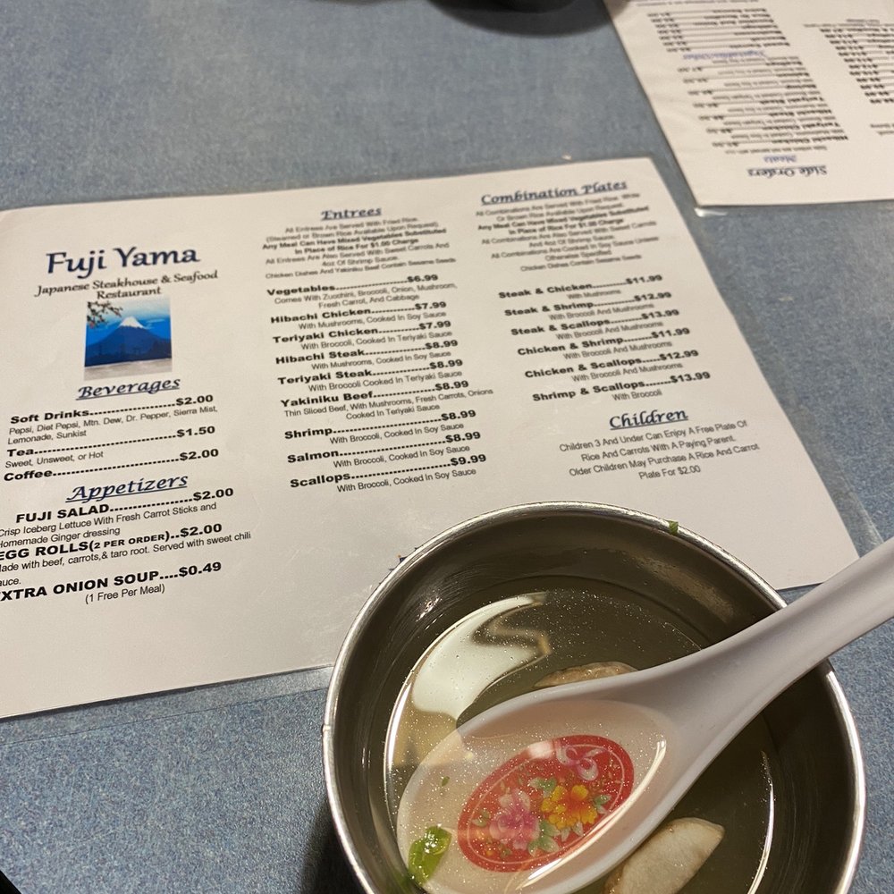 Fuji Yama - Soup brought to you before ordering! - Japanese Near Me - Brevard, North Carolina