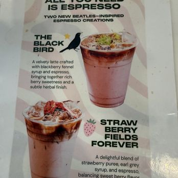 Syndicate - Seasonal drinks menu - Bakeries Near Me - Sierra Madre, California