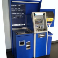 US Post Office - Lobby self serve at 5pm on Thursday is out of service.