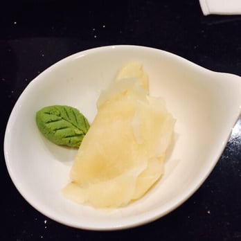 Tanuki Restaurant - Leaf shape wasabi - Sushi Bars Near Me - San Francisco, California