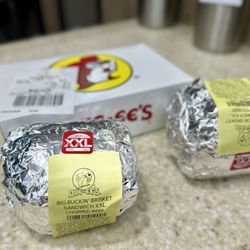 Buc-ee's - 2 Big Buckin' Brisket sandwiches, paddle tail and pecan bar. 10/19/24