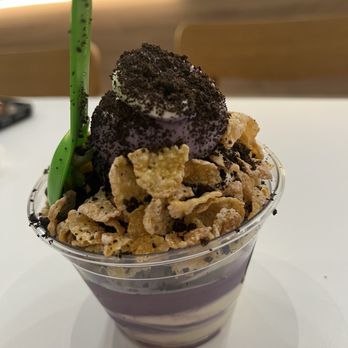 GOM Snow Desserts - Ube Horchata soft serve - Desserts Near Me - Oxnard, California