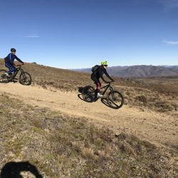 Wanaka Bike Tours - On the track