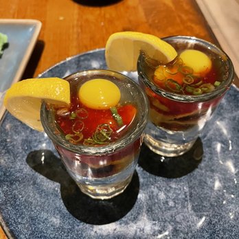 Toro - Quail egg shots - Sushi Bars Near Me - Carmel, California Toro - Quail egg shots - Sushi Bars Near Me - Carmel, California