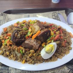 Senetaste Restaurant - #3 mutten with delicious rice mix