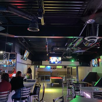 Empire Lounge - a view of the bar and the televisions - Sports Bars Near Me - Snellville, Georgia