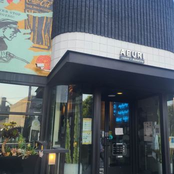 Afuri - Outdoor, front of restaurant, entrance. - Ramen Near Me - Los Angeles, California