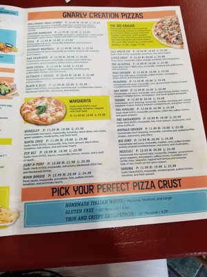 Menu photo 1 Ultimate California Pizza Surfside Beach, SC Menu photo 1 Ultimate California Pizza Surfside Beach, SC