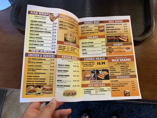 Menu photo 1 Miltons Buffalo, NY Menu photo 1 Miltons Buffalo, NY