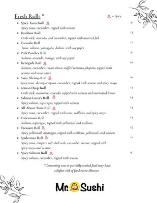 Menu photo 5 Mr Sushi Norman, OK